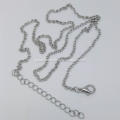 Love Pearl Necklace Cross Chain with 5CM Tail